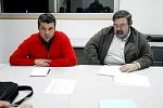 Reunió de l'AVV de Gavà Mar amb el Diputat d'ERC al Parlament de Catalunya, Oriol Amorós (12 de Gener de 2006)